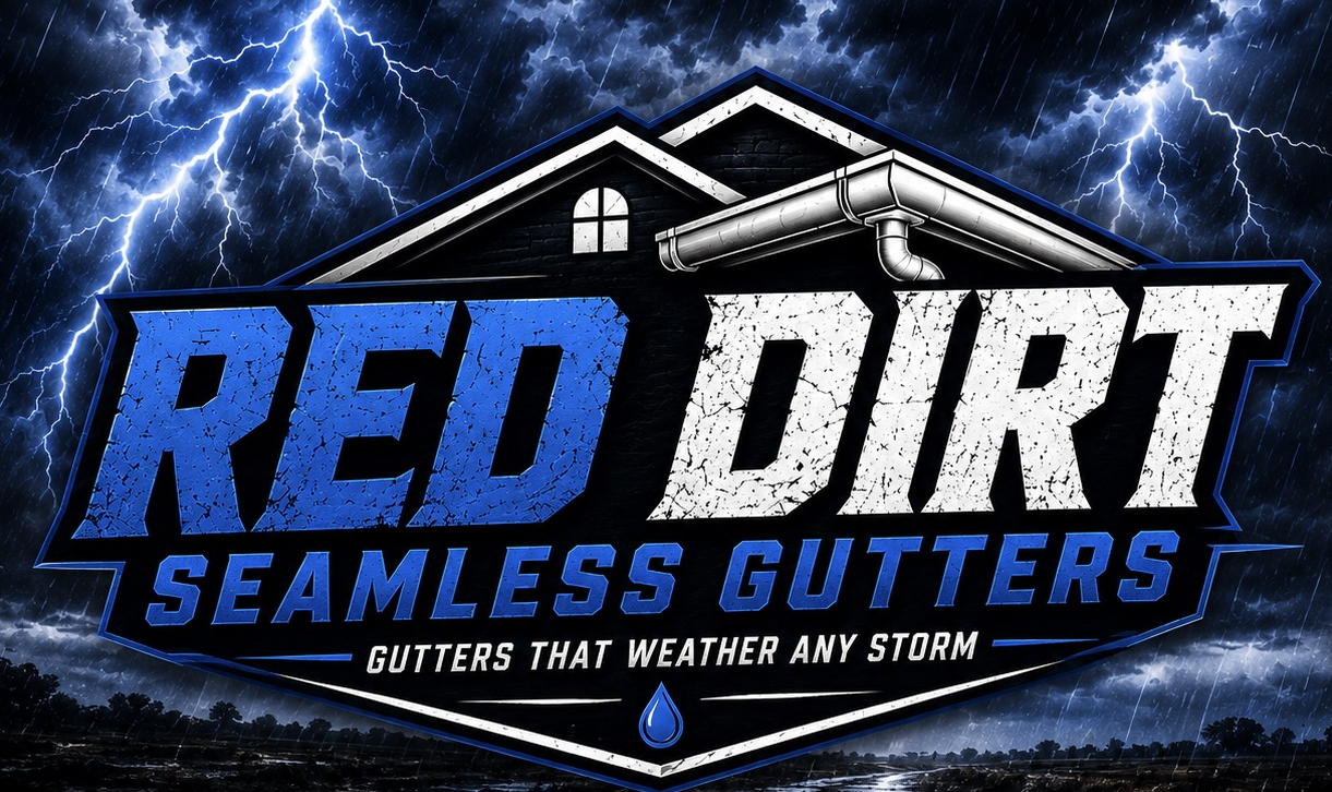Red Dirt Seamless Gutters logo